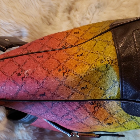 L.A.M.B. Signature Rasta Commodore Hobo Handbag - Picture 5 of 8